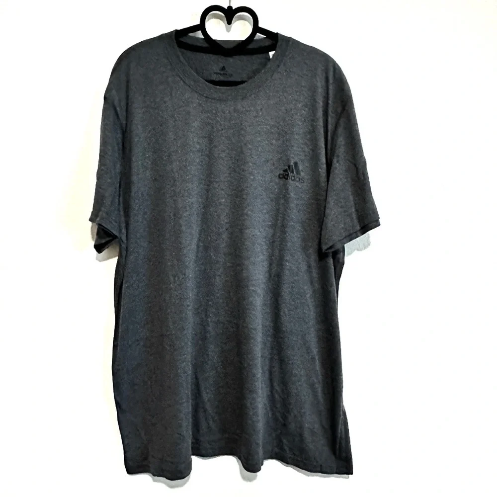 Adidas Blue / Gray Ultimate 2.0 Crew Neck Short Sleeve Tee Size XXL